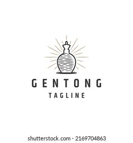 Barrel logo icon design template flat vector