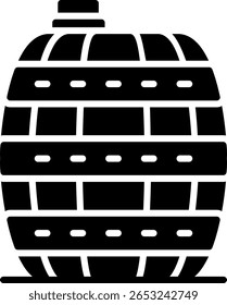 Barril Nuevo Vector de diseño de iconos creativos