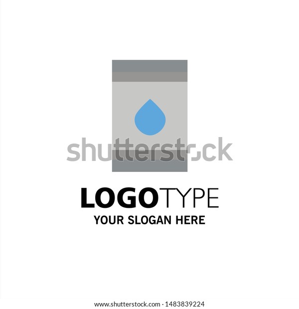 Barrel, Oil, Fuel, flamable, Eco Business Logo\
Template. Flat Color
