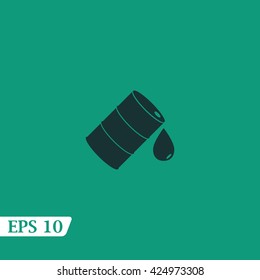 Barrel oil icon.