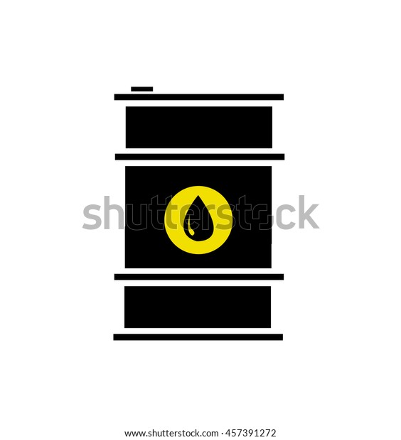 barrel oil icon\
flat