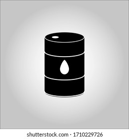 Barrel of oil icon. vector crude oil. Liquid for power, energy market, economy, Fuel, diesel, petrol, gas concept. 