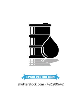 barrel oil icon vector illustration