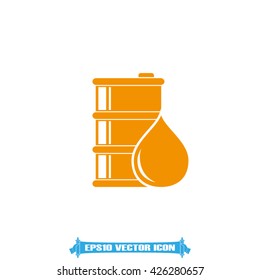 barrel oil icon vector illustration