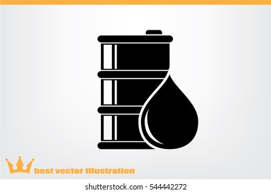 barrel oil icon vector illustration.