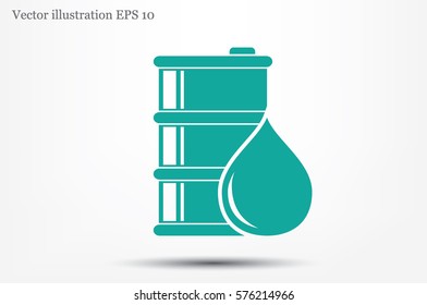 barrel oil icon vector illustration.