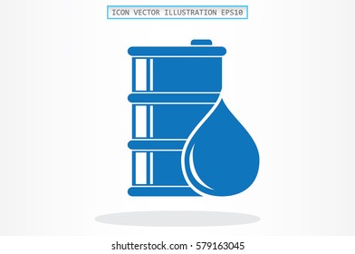 barrel oil icon vector illustration.