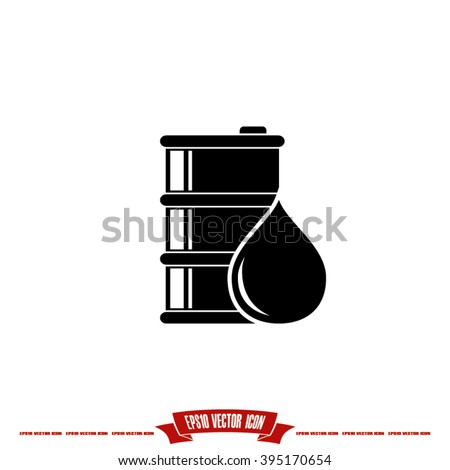 barrel oil icon vector illustration eps10.