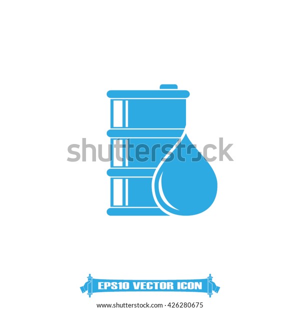 barrel oil icon vector
illustration
