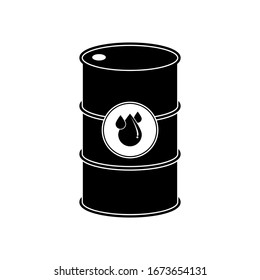 barrel oil industry production petroleum icon. Flat design, vector illustration