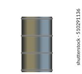 Barrel of oil  tank. Commercial oil storage concept.