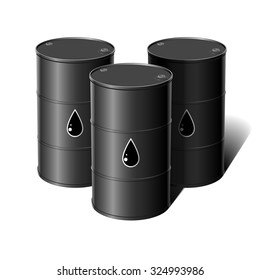 Barrel of oil. Vector illustration