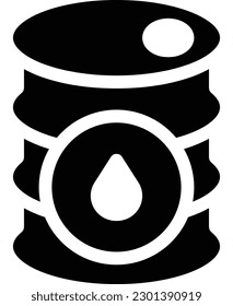 barrel oil  Vector illustration on a transparent background. Premium quality symmbols. Glyphs vector icons for concept and graphic design.