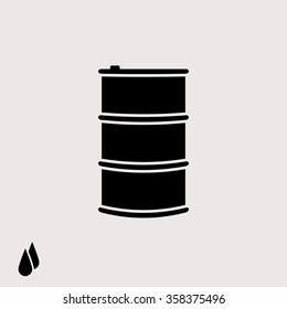 barrel of oil.vector illustration.