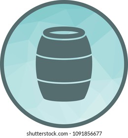 Barrel, old icon