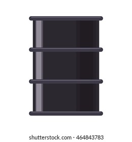 barrel petroleum oil industry icon. Isolated and flat illustration. Vector graphic