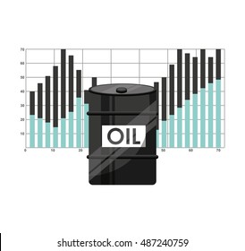 barrel petroluem industry icon vector illustration design