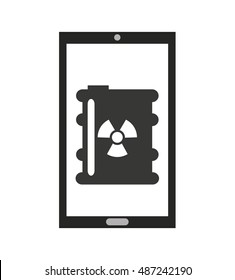barrel petroluem industry icon vector illustration design