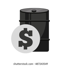 barrel petroluem industry icon vector illustration design