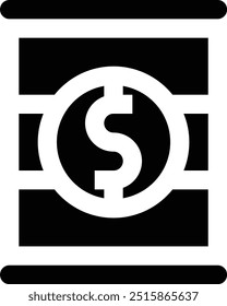 Barrel Price Vector Icon Design Illustration