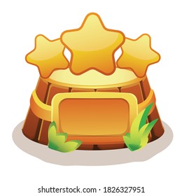 a barrel of a round with asterisks on top