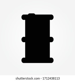 barrel sign icon vector illustration