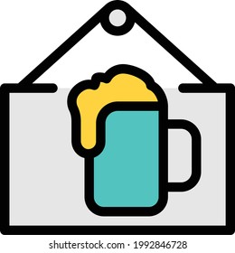 barrel vector color line icon