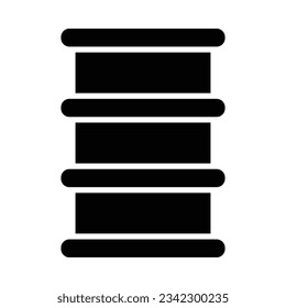Barrel Vector Glyph Icon For Personal And Commercial Use.
