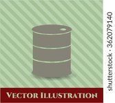 Barrel vector icon