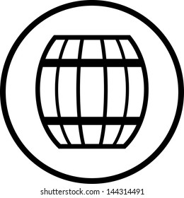Barrel vector icon