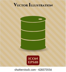 Barrel vector icon