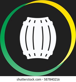 Barrel  vector  icon