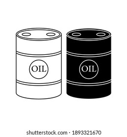 Barrel vector icon,  editable color