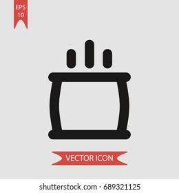 Barrel vector icon, illustration symbol