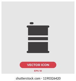 Barrel vector icon illustration for web and mobile application isolated on light background.Flat barrel icon.Premium quality.