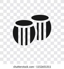 Barrel vector icon isolated on transparent background, Barrel logo concept