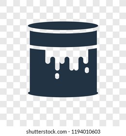 Barrel vector icon isolated on transparent background, Barrel transparency logo concept