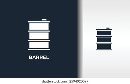 Barrel Vector, Icon Or Logo Sign Isolated Symbol Illustration