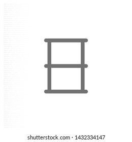 Barrel Vector icon . Lorem Ipsum Illustration design