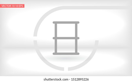 Barrel Vector icon . Lorem Ipsum Illustration design