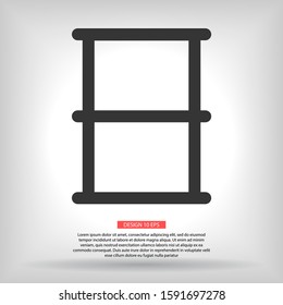 Barrel Vector icon . Lorem Ipsum Illustration design