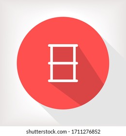 Barrel Vector icon . Lorem Ipsum Illustration design