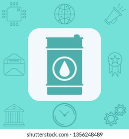 Barrel vector icon sign symbol