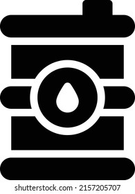 barril   Ilustración vectorial en un fondo transparente. Símbolos de calidad superior. Iconos vectoriales de glifos para diseño de conceptos y gráficos. 

