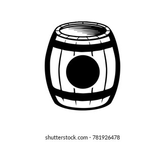 barrel vintage vector