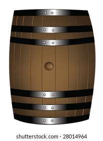 Barrel of wine.