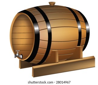 Barrel of wine.