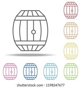 barrel of wine icon. Elements of Alcohol drink in multi colored icons. Simple icon for websites, web design, mobile app, info graphics