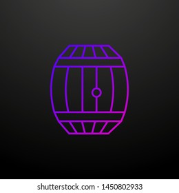 Barrel of wine nolan icon. Elements of alcohol drink set. Simple icon for websites, web design, mobile app, info graphics