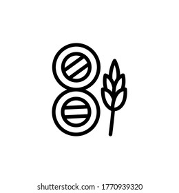 Barrels, beer icon. Simple line, outline vector elements of international beer day icons for ui and ux, website or mobile application